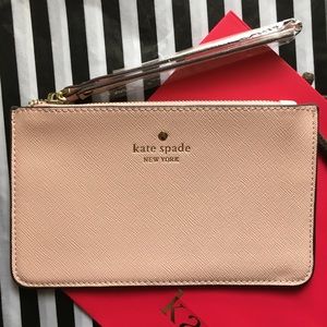 Kate Spade Pastel Pink Wristlet
